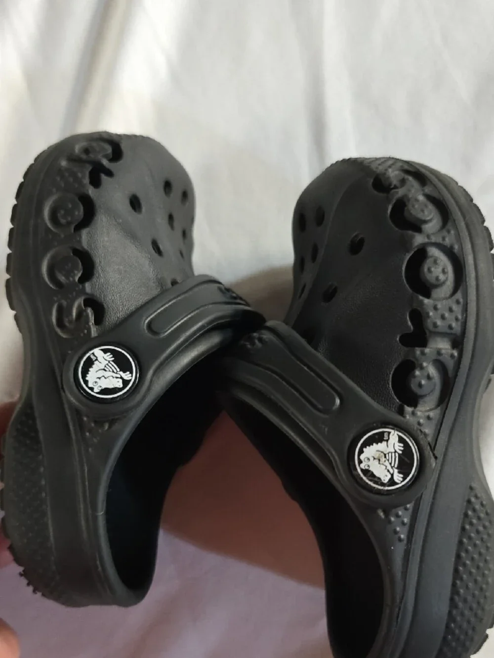 CROCS Kids Black Classic Clog Sandals